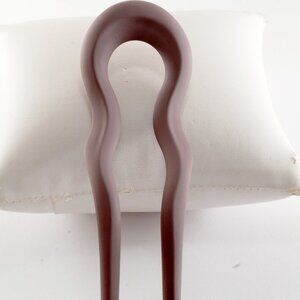 Hair Fork  Purple Plastic Wavy Hair Notion 5" Matte Finish